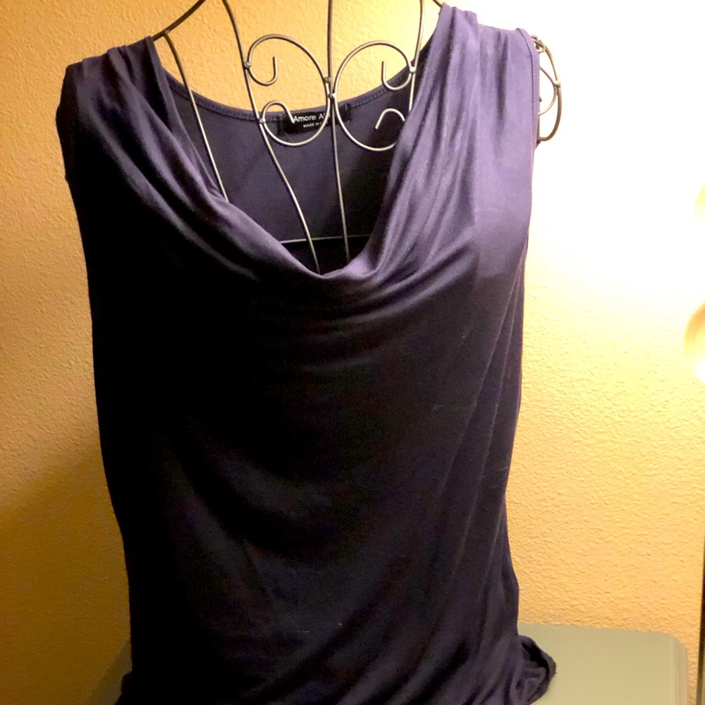 Amore Allfy cotton cowl neck sleeveless tunic